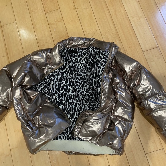 MOTHER rose gold puffer coat - Picture 6 of 7